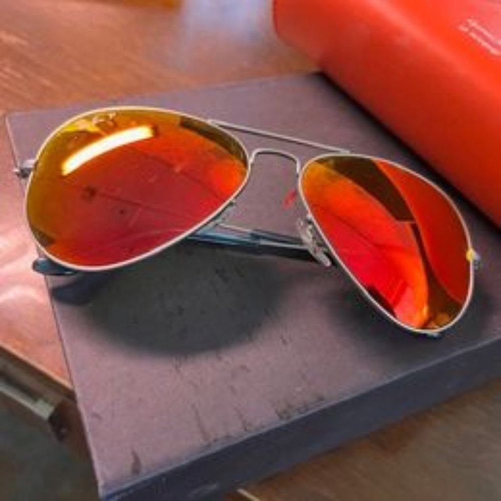 Ray Ban Polarized Custom Aviator Sunglasses - Brand New - Custom Order